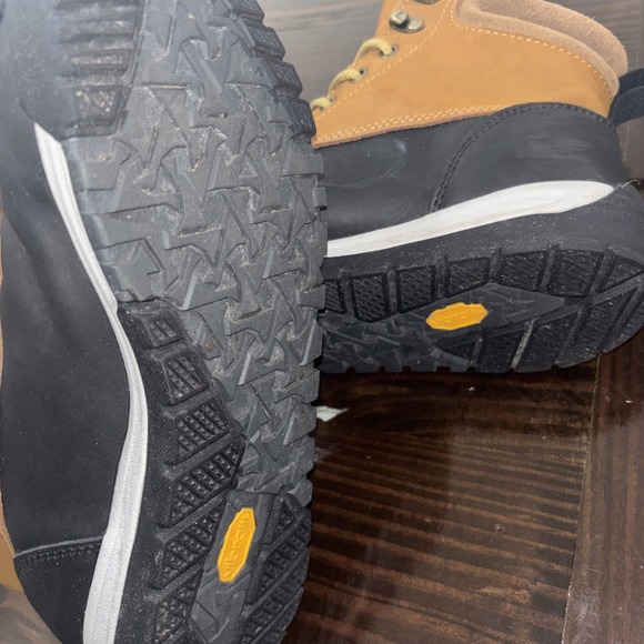 Huckberry Vibram All-Weather Duck-Boot Brown/Tan/ Black Leather Men\'s Sz 8.5